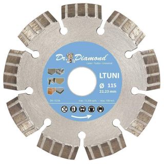 Diamanttrennscheibe Beton Diamantscheibe115 mm Variation 115 mm LT Universal Laser