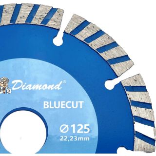 125mm 125 Diamanttrennscheibe BLUECUT - Beton mm Granit Trennscheibe Diamant