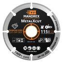 Mandrex Diamanttrennscheibe MetalXcut 125 mm