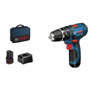 GSB 12V-15 cordless impact drill/driver, 2 x GBA 12V...