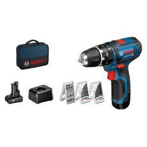 GSB 12V-15 cordless impact drill, 1 x GBA 12V 4.0Ah battery