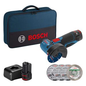 GWS 12V-76 cordless angle grinder, 2 x GBA 12V 2.0Ah battery