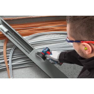 GWS 12V-76 cordless angle grinder, 2 x GBA 12V 3.0Ah battery in L-BOXX