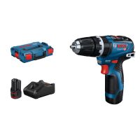 GSB 12V-35 cordless impact drill/driver, 2 x GBA 12V 3.0Ah battery in L-BOXX