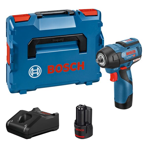 GDS 12V-115 cordless impact driver, 2 x GBA 12V 3.0Ah battery in L-BOXX