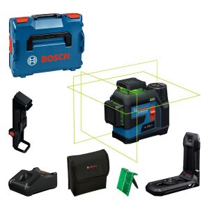 Linienlaser GLL 12V-100-33 CG, 1 x Akku GBA 12V 2.0Ah in...