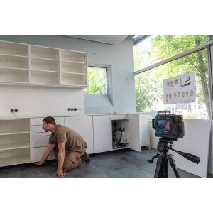 Linienlaser GLL 12V-100-33 CG, 1 x Akku GBA 12V 2.0Ah in L-BOXX