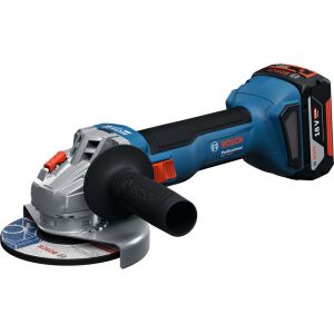 GWS 18V-8 cordless angle grinder, 2 x GBA 18V 5.0Ah battery, L-BOXX 136