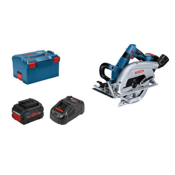 Akku-Kreissäge BITURBO GKS 18V-70 L, 2 x Akku ProCORE18V 5.5Ah in L-BOXX