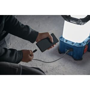 GLA 18VH-7500 cordless construction light + power cable