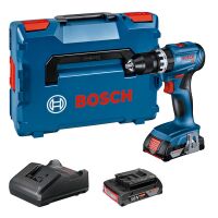 Akku-Schlagbohrschauber GSB 18V-45, 2 x Akku GBA 18V 2.0Ah in L-BOXX