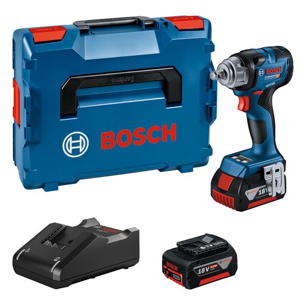 Akku-Drehschlagschrauber GDS 18V-330 HC, 2xAkku GBA 18V 5.0Ah, GAL 18V-40 Pro