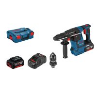 Akku-Bohrhammer mit SDS plus GBH 18V-26F, 2 x Akku GBA 18V 5.0Ah in L-BOXX