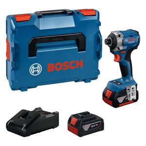 GDR 18V-215 cordless impact driver, 2 x GBA 18V 4.0Ah...