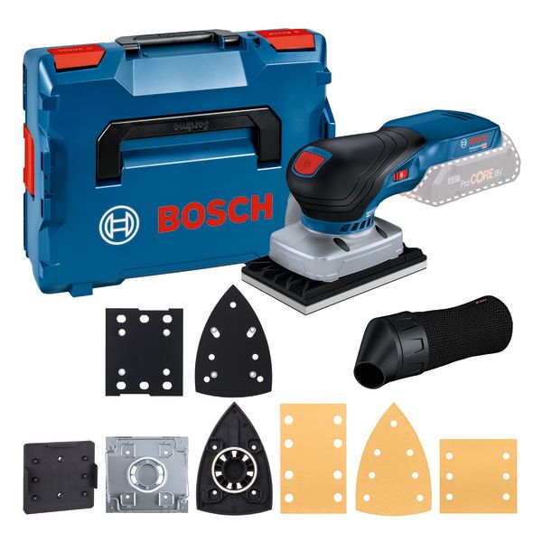 GSS 18V-13 cordless orbital sander in L-BOXX
