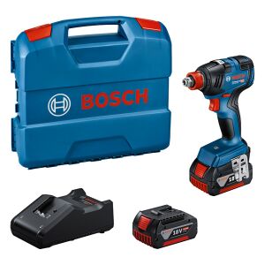 GDX 18V-200 cordless impact driver, 2 x GBA 18V 4.0Ah...