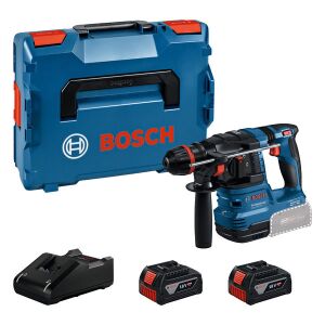 Akku-Bohrhammer mit ONECHUCK GBH 18V-22 X, 2 x Akku GBA 18V 4.0Ah in L-BOXX 136