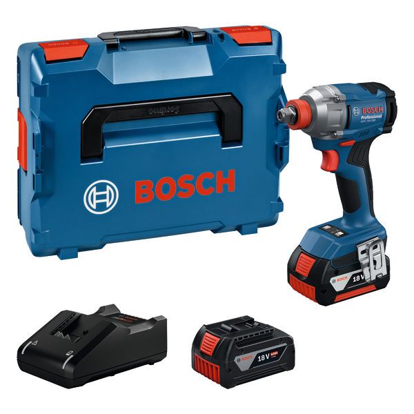 GDX 18V-285 cordless impact driver, 2 x GBA 18V 4.0Ah battery