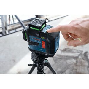 Linienlaser GLL 80-33 G, BA 3.7V 3.0Ah XL + USB-C®-Kabel im Handwerkerkoffer