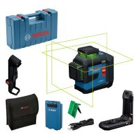 Linienlaser GLL 80-33 G, BA 3.7V 3.0Ah XL + USB-C®-Kabel im Handwerkerkoffer