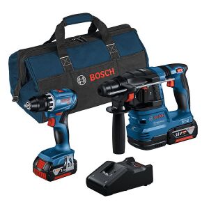 Combo Kit 2-tlg. Kit 18V: GSR 18V-45 + GBH 18V-22 + 2 x...