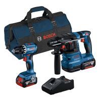 2-piece combo kit 18V: GSR 18V-45 + GBH 18V-22 + 2 x 4.0Ah + GAL 18V-40 (C)