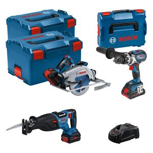 Combo Kit Set mit 3x 18V: GSB 18V-110C/GKS 18V-68GC /GSA...