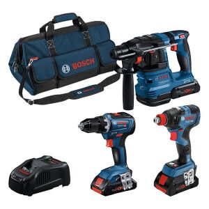 Combo Kit 3-tlg. 18V: GSR 18V-55/GDX 18V-200/GBH 18V-22,...
