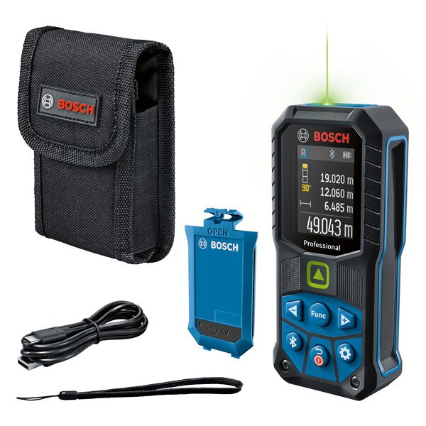 GLM 50-27 CG laser rangefinder, BA 3.7V 1.0Ah A + USB-C® cable
