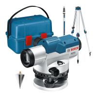 Optisches Nivelliergerät GOL 32 G, mit Baustativ BT160, Messstab GR 500