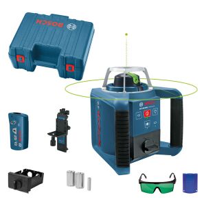 GRL 300 HVG rotating laser, 2 x LR20 1.5V batteries in a...