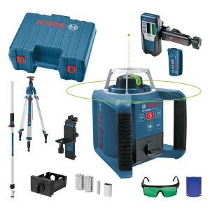GRL 300 HVG rotating laser with BT 300 HD construction...