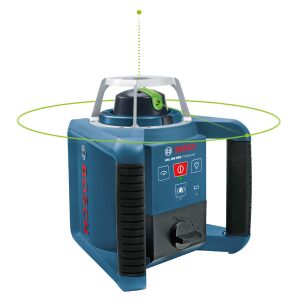GRL 300 HVG rotating laser with BT 300 HD construction...