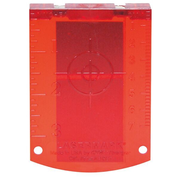 Laserzieltafel rot