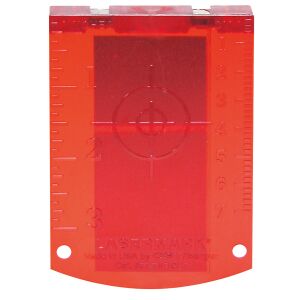 Laserzieltafel rot
