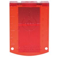 Laserzieltafel rot