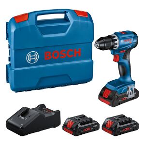 Professional Set: GSR 18V-45 cordless drill/driver, 3 x...