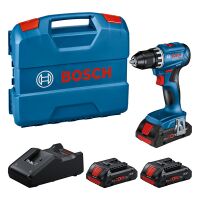 Professional Set: GSR 18V-45 cordless drill/driver, 3 x ProCORE18V 4.0Ah, L-Case