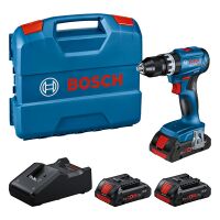 Prof. Set: GSB 18V-45 cordless hammer drill, 3x ProCORE18V 4.0Ah, L-Case