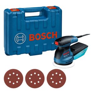 GEX 125-1 AE random orbital sander, with 3 x C470 sanding...