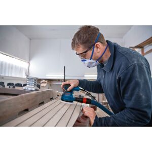 GEX 125-1 AE random orbital sander, with 3 x C470 sanding sheets, in a craftsmans case