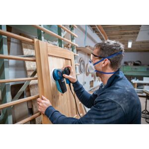 GEX 125-1 AE random orbital sander, with 3 x C470 sanding sheets, in a craftsmans case