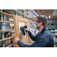 GEX 125-1 AE random orbital sander, with 3 x C470 sanding sheets, in a craftsmans case