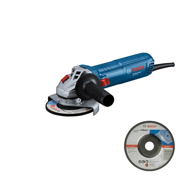 GWS 12-125 angle grinder with roughing disc