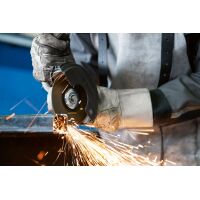 GWS 12-125 angle grinder with roughing disc