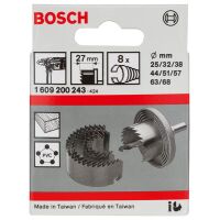 Hole saw set, 8 pcs., 0.1–2.6 in.