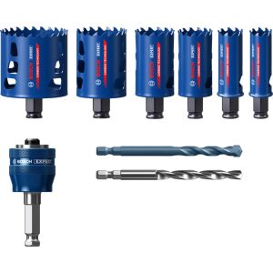 EXPERT Tough Material Lochsäge-Set, 22/25/35/40/51/68 mm, 9-tlg.
