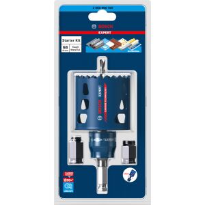 EXPERT Tough Material Lochsäge-Starter-Set, 68 x 60 mm