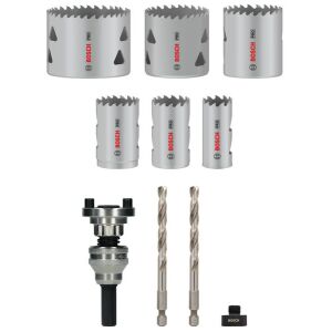 PRO Multi Material Lochsäge Q-Lock Halter-Set, 10-tlg.