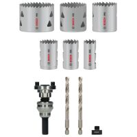 PRO Multi Material Lochsäge Q-Lock Halter-Set, 10-tlg.